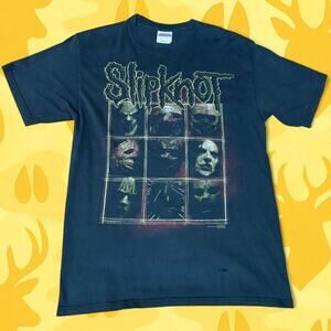 vintage 2006 Slipknot band tee legendary mask grid Size M